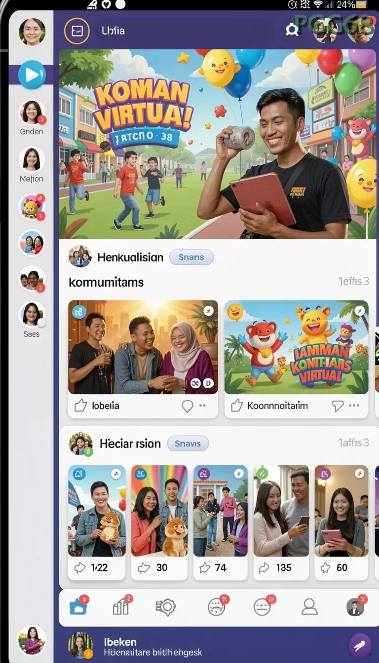 Cuplikan layar WIN33 — halaman utama